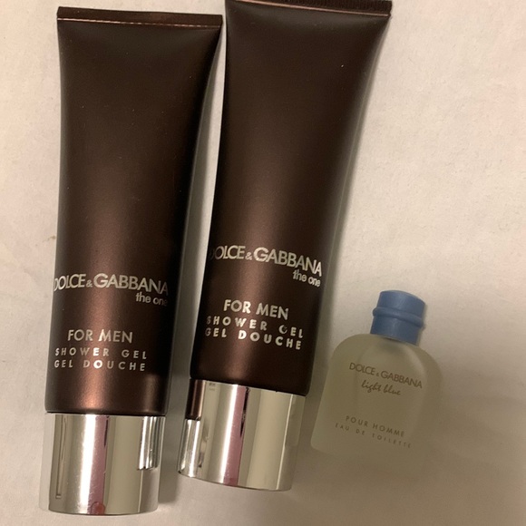 Dolce & Gabbana Grooming Set Of 3 Dolce Gabbana Shower Gels And
